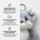 Llaveros Originales para Coche - Kawaii Fox Llavero de Peluche Colgante para Bolso, Decoración de Ma