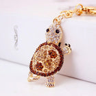 Llavero para Bolso de Tortuga con Pedrería Brillante - Charm Elegante y Resistente