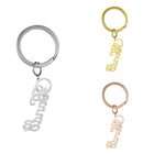 Llaveros Personalizados con Letra - Llavero de Acero Inoxidable Único para Hombre y Mujer, Regalo Pe