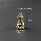 Llavero Private Key de tu Llavero - Estatua Buda Bebé de Latón Vintage, Amuleto de Cobre Puro para N