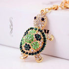 Llavero para Bolso de Tortuga con Pedrería Brillante - Charm Elegante y Resistente