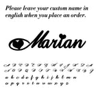 Llaveros Personalizados con Letra - Llavero de Acero Inoxidable Único para Hombre y Mujer, Regalo Pe