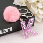 Llavero a crochet paso a paso con pompón glitter y letras doradas – Bag Charm Premium