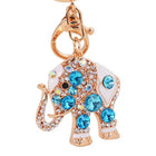 Llaveros Originales para Coche - Elefante Tailandés con Piedras Preciosas, Regalo Elegante