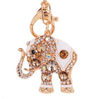 Llaveros Originales para Coche - Elefante Tailandés con Piedras Preciosas, Regalo Elegante
