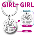 Llaveros Personalizados para Bebé Recién Nacido - Regalo Emotivo para Mamá y Papá