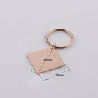 Llavero con Foto Personalizado - Fnixtar 10 Piezas de Acero Inoxidable para Grabar Nombres y Fotos,