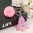 Llavero a crochet paso a paso con pompón glitter y letras doradas – Bag Charm Premium