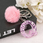Llavero a crochet paso a paso con pompón glitter y letras doradas – Bag Charm Premium