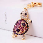 Llavero para Bolso de Tortuga con Pedrería Brillante - Charm Elegante y Resistente