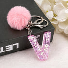 Llavero a crochet paso a paso con pompón glitter y letras doradas – Bag Charm Premium