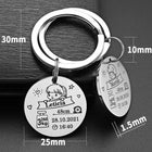 Llaveros Personalizados para Bebé Recién Nacido - Regalo Emotivo para Mamá y Papá