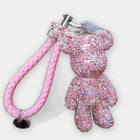 Bag Charm Exclusivo: Llavero Gloomy Bear con Pedrería DIY para Bolsos