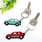 Llaveros Charms de Coche en 6 Colores - Llavero de PVC para Bolso, Regalo para Niño