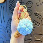 Llavero personalizado de crochet - Mini helado artesanal único