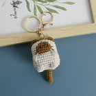 Llavero con foto personalizado - Mini Kitten Series Crochet Cat Doll, Llavero de Ganchillo Premium