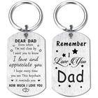 Llavero Papa Personalizado - Recuerdo de Amor para Papá, Regalo de Cumpleaños o Día del Padre desde