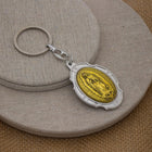 Llavero para Bolso Virgen de Guadalupe - 5cm Medalla Oval Inspiracional con Mosquetón, Regalo Religi
