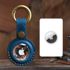 Llavero para Airtag de Cuero Premium - Funda Protectora para Apple Airtag, Accesorio Elegante para M