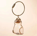 Llavero para Bolso con Cápsula de Mascota - Charm Adorable para Amantes de Perros y Gatos