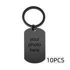 Llaveros Personalizados Metal con Foto - Regalo Único para Pareja, Mascota o Recuerdo de Mascota, Ll