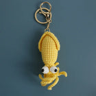 Llaveros Personalizados de Animales Marinos - Llavero Crochet Hecho a Mano - Pez Tropical y Tiburón