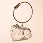 Llavero para Bolso con Cápsula de Mascota - Charm Adorable para Amantes de Perros y Gatos