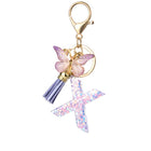 Llaveros Originales para Coche - Letras A-Z Personalizadas, Elegante Llavero Metálico para Mujer, Re
