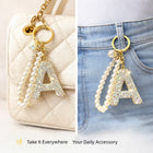 Llaveros Personalizados con Inicial A-Z | Regalo para Mejor Amiga (Pack 2+1 GRATIS)