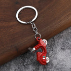 Llavero para Moto que No Raya la Tija - 3D Scooter Clásico, Regalo Unisex Premium