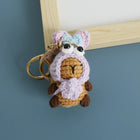 Llavero con Foto Personalizado - Capibara Tejido a Mano, Llavero Original Premium para Regalo