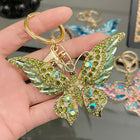 Llavero para Moteros Premium - Easya 2024 Mariposa Lazo Glitter Lujo Accesorio Moto