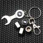 Llavero Ford Original de Cuero y Metal - Accesorio Premium para Mustang, Focus, Fiesta, Mondeo, Tran