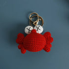 Llaveros Personalizados de Animales Marinos - Llavero Crochet Hecho a Mano - Pez Tropical y Tiburón