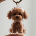 Llavero para Bolso con Cápsula de Mascota - Charm Adorable para Amantes de Perros y Gatos