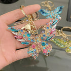Llavero para Moteros Premium - Easya 2024 Mariposa Lazo Glitter Lujo Accesorio Moto