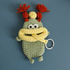 Llavero con Foto Personalizado a Crochet – Muñeco Hecho a Mano con Amor, Regalo Único y Premium