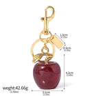 Llavero para Bolso Cereza Roja - Colgante de Frutas de Verano, Accesorio Elegante para Mujer