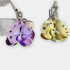 Bag Charm Llavero para Bolso - Colgante Gótico de Orquídea Oscura, Accesorio Premium para Mochila