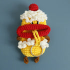 Llavero con Foto Personalizado a Crochet – Muñeco Hecho a Mano con Amor, Regalo Único y Premium