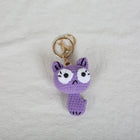 Llaveros Personalizados de Gatito a Crochet Hecho a Mano - Llavero Amigurumi Único para Bolso, Mochi