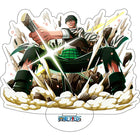 Llaveros Anime One Piece Luffy y Zoro - Acrílico Premium Decorativo