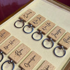 Llaveros Personalizados con Foto - Grabado Láser Premium en Madera de Haya