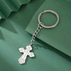 Llavero para Bolso Cruz Ortodoxa Rusa - Charm Elegante y Premium en Acero Inoxidable