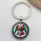 Llavero para Bolso San Miguel Arcángel Protector - Amuleto Religioso Premium