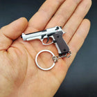 Llavero para Moteros - Pistola 92F Desmontable de Aleación, Regalo Premium para Coleccionistas