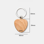 Llaveros Personalizados con Foto - Grabado Láser Premium en Madera de Haya