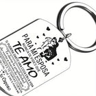 Llaveros para Hombres - Regalo para Esposa - Nunca Olvides Que Te Amo - Colgante de Lujo para Pareja