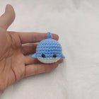 Llavero con Peluche Ballena Tejido a Mano - Accesorio Premium para Bolso y Mochila