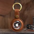 Llavero para Airtag de Cuero Premium - Funda Protectora para Apple Airtag, Accesorio Elegante para M